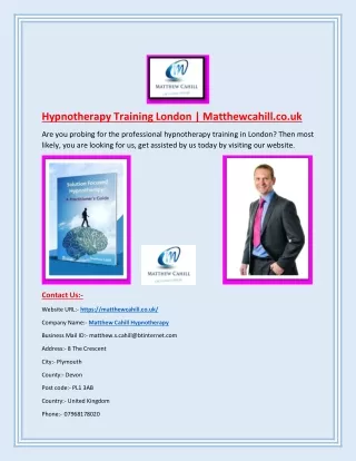 Hypnotherapy Plymouth | Matthewcahill.co.uk