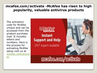 mcafee com activate mcafee has risen to high