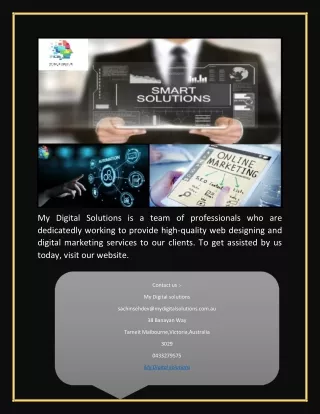 My Digital Solutions | Mydigitalsolutions.com.au