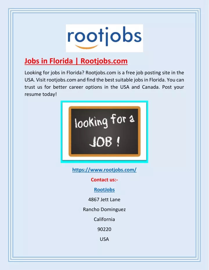 jobs in florida rootjobs com