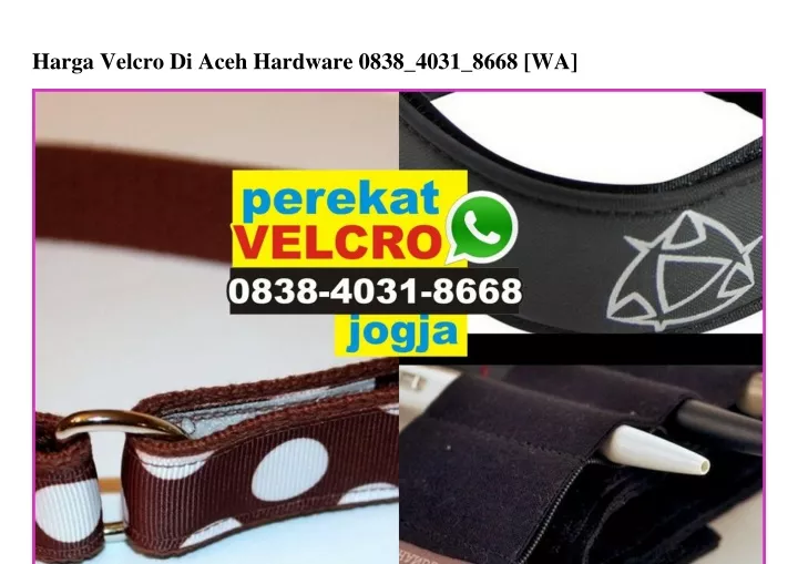 harga velcro di aceh hardware 0838 4031 8668 wa