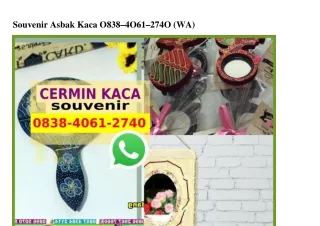 souvenir asbak kaca o838 4o61 274o wa