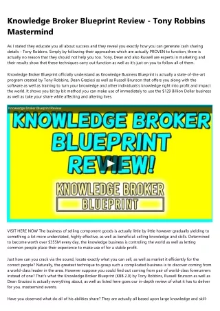 Jenna Kutcher X Knowledge Business Blueprint - A Tony Robbins Mastermind
