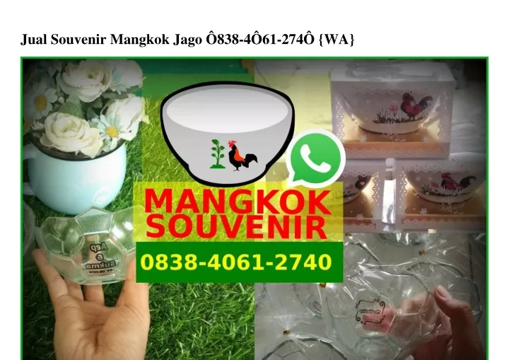 jual souvenir mangkok jago 838 4 61 274 wa