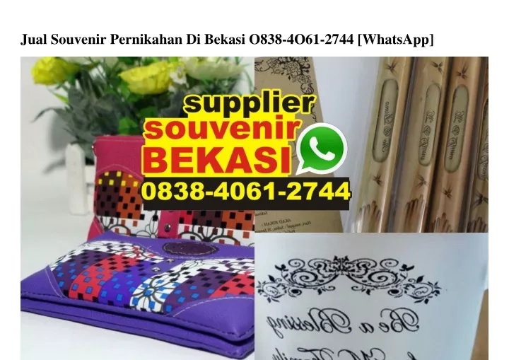 jual souvenir pernikahan di bekasi o838 4o61 2744