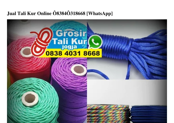 jual tali kur online 8384 318668 whatsapp