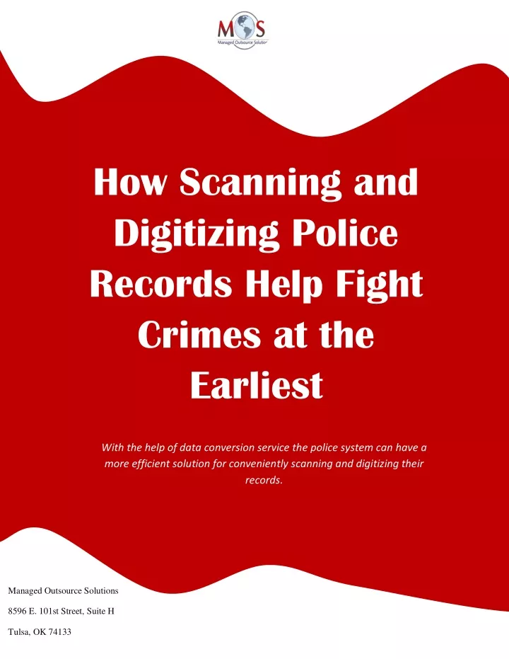 how scanning and digitizing police records help