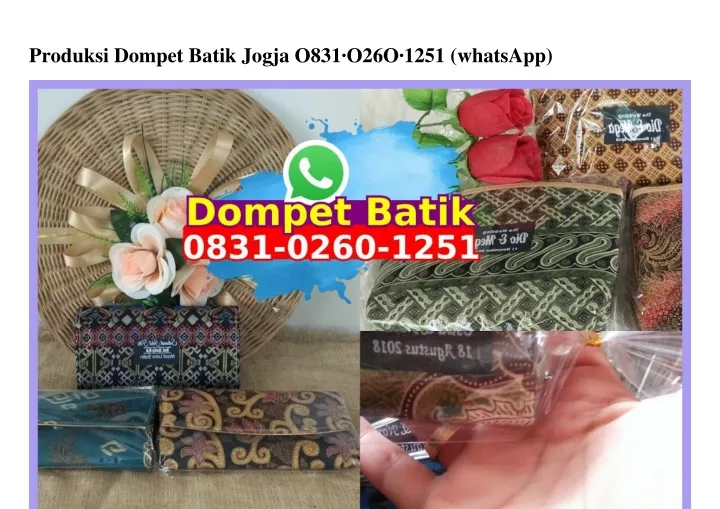 produksi dompet batik jogja o831 o26o 1251