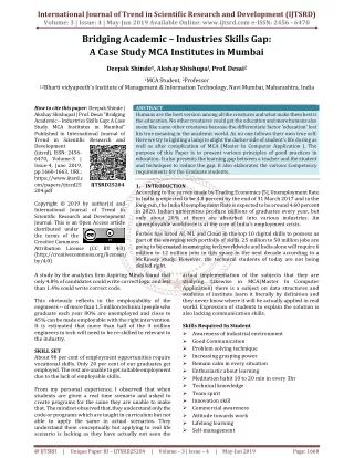 international journal of trend in scientific