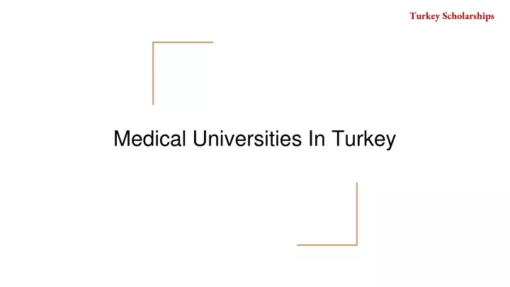 medical universities in turkey