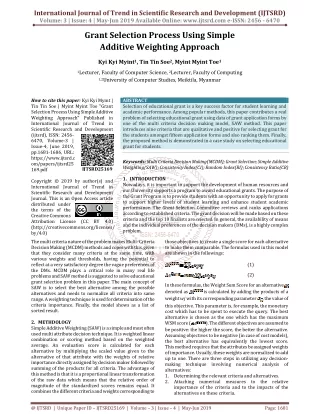 international journal of trend in scientific