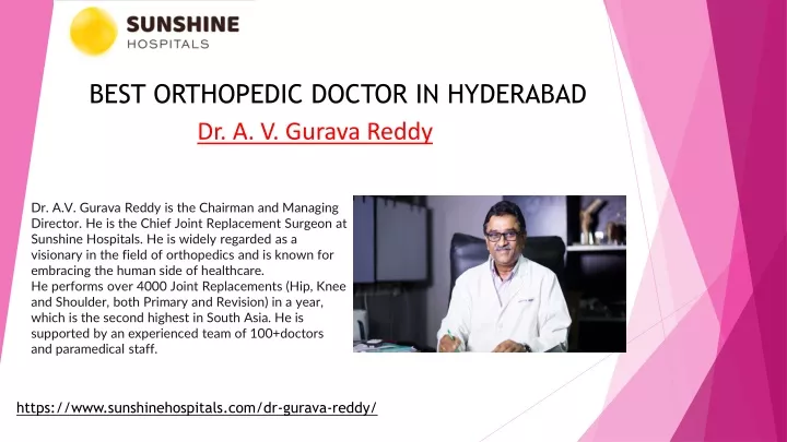 best orthopedic doctor in hyderabad