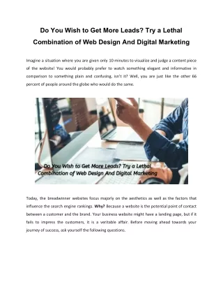 do you wish to get more leads try a lethal