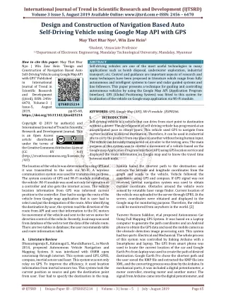 international journal of trend in scientific