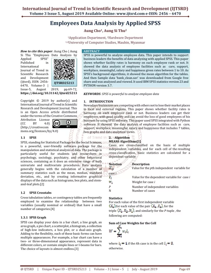 international journal of trend in scientific