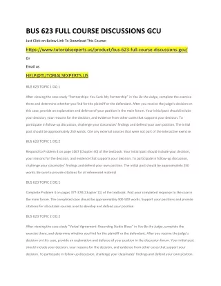 bus 623 full course discussions gcu