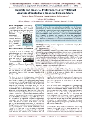 international journal of trend in scientific