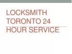 Locksmith Toronto 24 Hour Service - slide 1