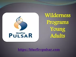 Wilderness Programs Young Adults