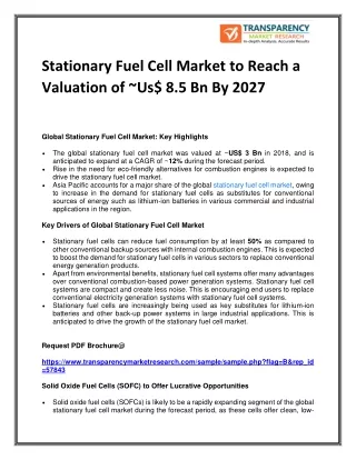 stationary fuel cell market to reach a valuation