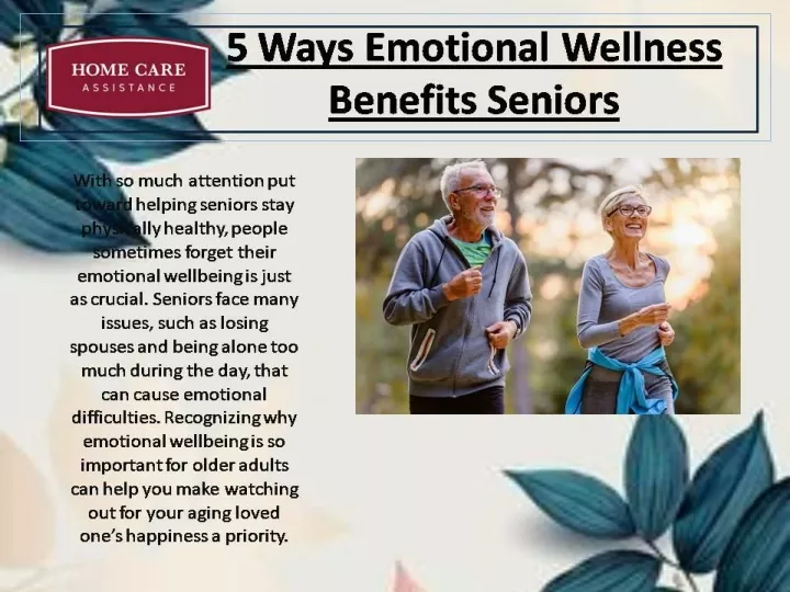 5 ways emotional wellness benefits seniors