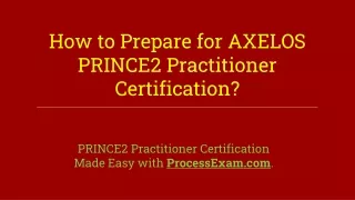how to prepare for axelos prince2 practitioner