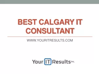 best calgary it consultant