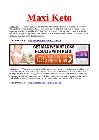 Seven Facts About Maxi Keto That Will Blow Your Mind