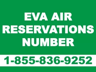 EVA Airline Reservations Number: Book EVA Airline Cheap Flights