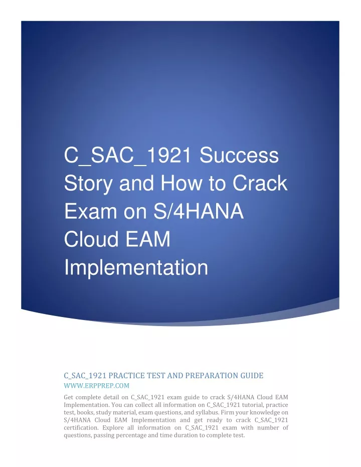 c sac 1921 success story and how to crack exam