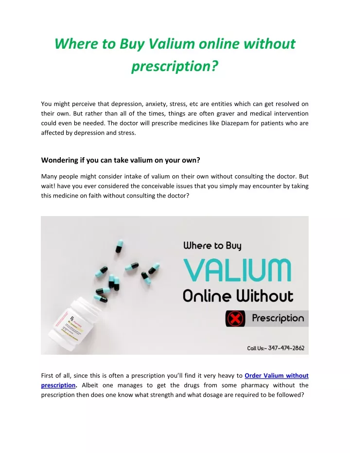 where to buy valium online without prescription