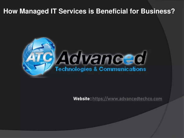 how managed it services is beneficial for business