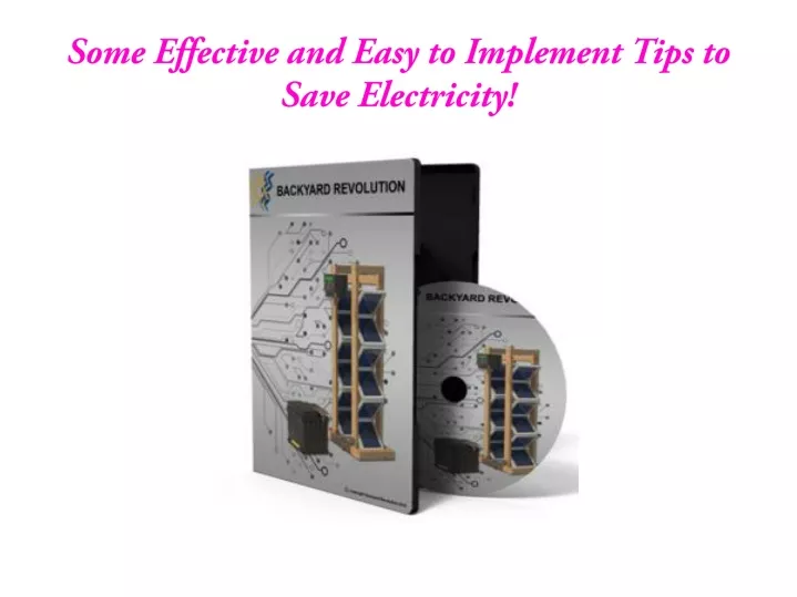 some effective and easy to implement tips to save