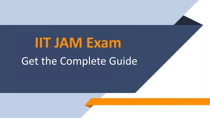 iit jam exam