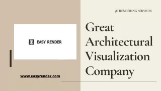 Great Architectural Visualization Company