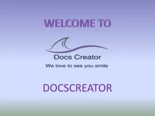 Docscreator – Free Online Document Creator