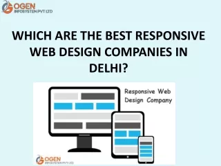WHICH ARE THE BEST RESPONSIVE WEB DESIGN COMPANIES IN DELHI?