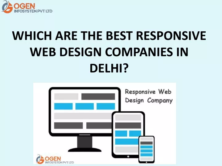 which are the best responsive web design companies in delhi