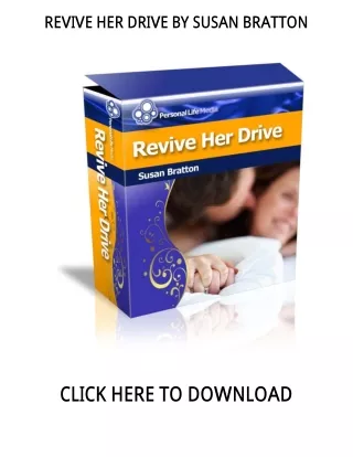 Revive Her Drive PDF, eBook by Susan Bratton