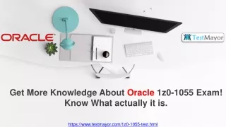 Oracle 1z0-1055 Practice Test - Here's What Oracle Certified Say About It
