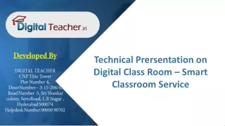 Smart Classroom Services Provider, Hyderabad | Digital Teacher
