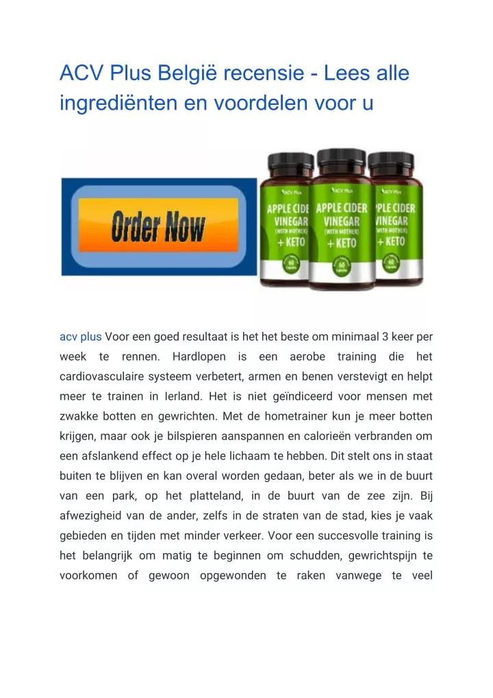 acv plus belgi recensie lees alle ingredi nten