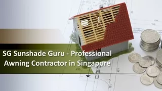 SG Sunshade Guru - Professional Awning Contractor in Singapore