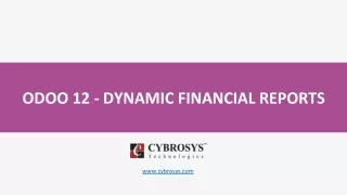 odoo 12 dynamic financial reports