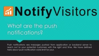 what are the push notifications