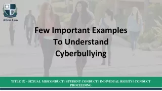 Few Important Examples To Understand Cyberbullying