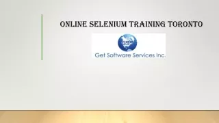 Online Selenium Training in Toronto
