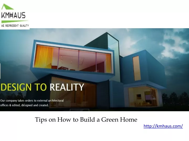 tips on how to build a green home