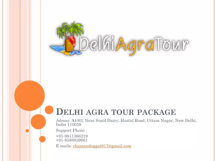 delhi agra tour package