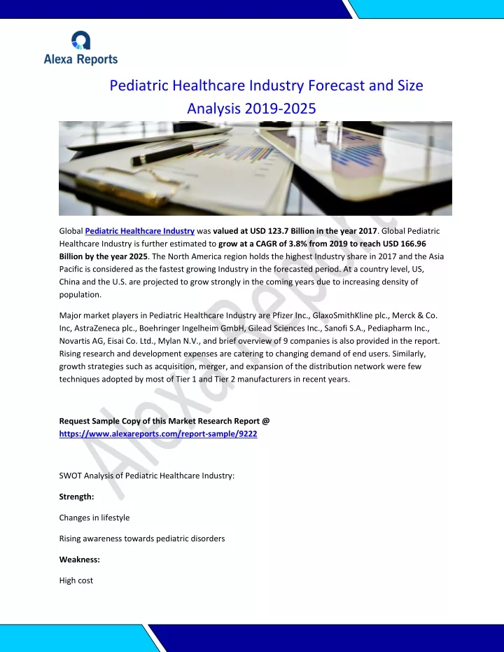 pediatric healthcare industry forecast and size
